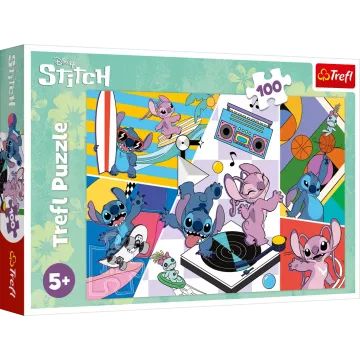 Trefl: Lilo&Stitch, Party time - 100 darabos puzzle
