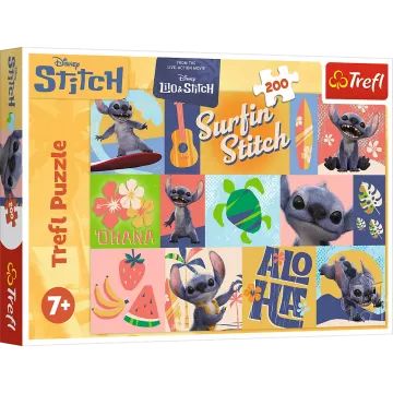 Trefl: Lilo & Stitch hawaii kalandok - 200 darabos puzzle
