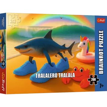 Trefl: Brainrot, Tralalero tralala - 200 darabos puzzle