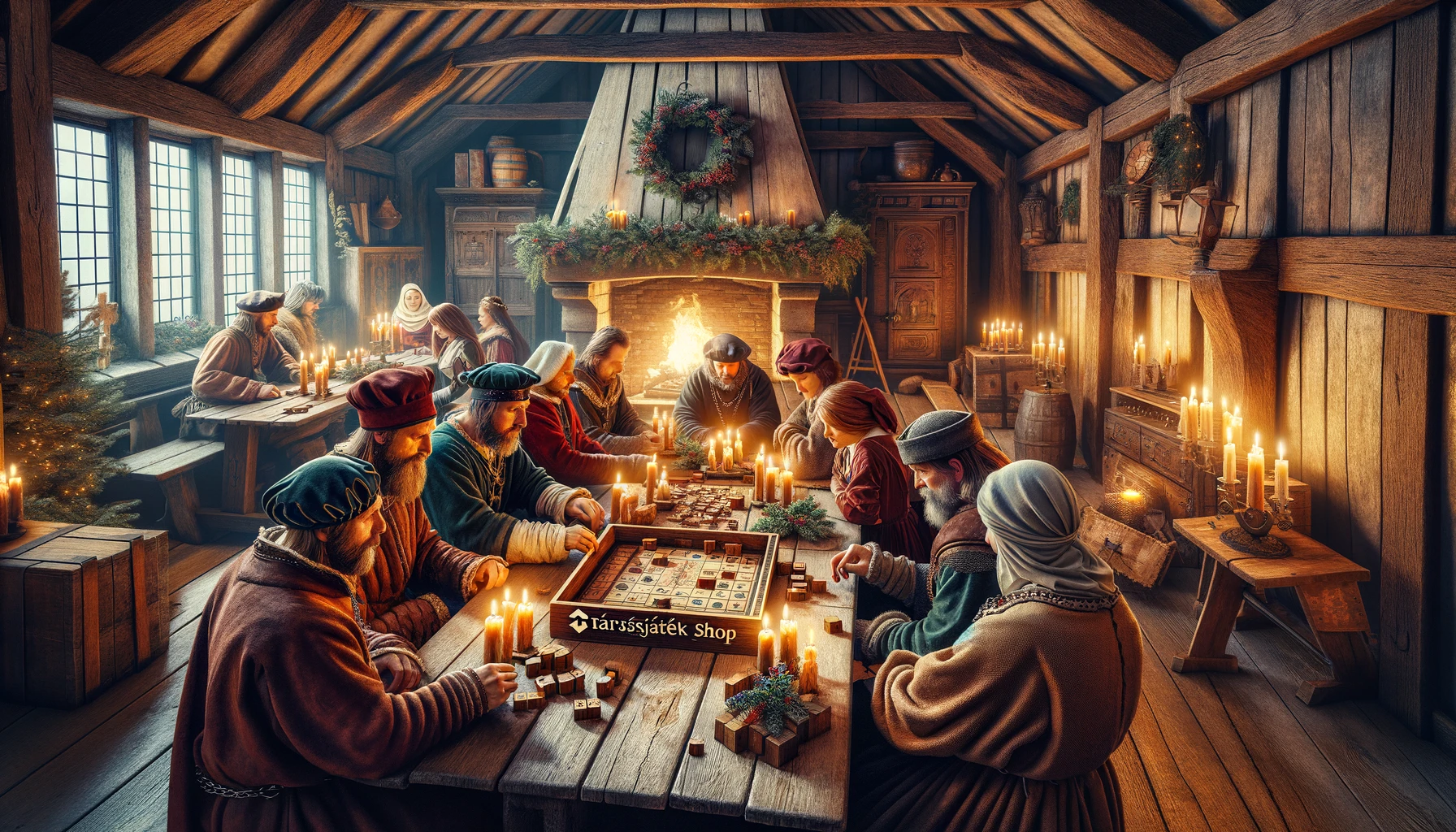 Társasjátékok a Középkorban és a Karácsonyi Ünnepek