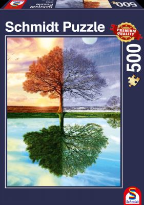Schmidt The seasons tree 500db-os puzzle (58223) (17176-184)