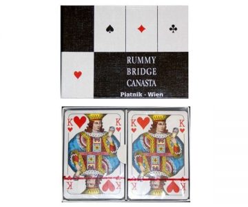 Piatnik Römi kártya Bécsi standard minta 2x55 lap (219634)