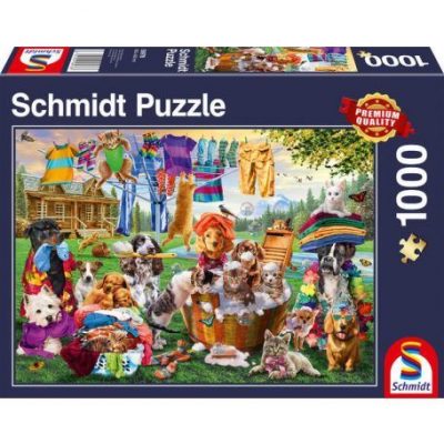 Schmidt Crazy garden of pets 1000 db-os puzzle (4001504589783)