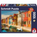 Schmidt  Bright Houses on the Island of Burano 1000 db-os puzzle (4001504589912)