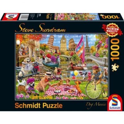 Schmidt Dog Crazy 1000 db-os puzzle (4001504599782)