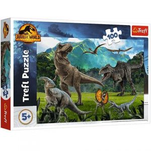 Trefl Jurassic World A Jurassic Park dinoszauruszai 100db-os puzzle (16441)